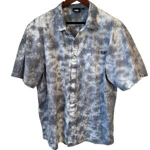 Vans Tye Dye Button Down SS Shirt XXL